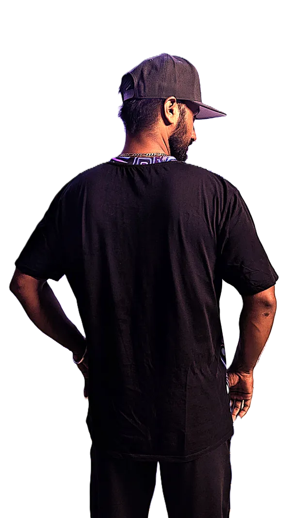 FOCUS_|_UV_REACTIVE_ART_|_SPIRITUAL_JOURNEY__|__UNISEX_T-Shirt_|_210_GSM