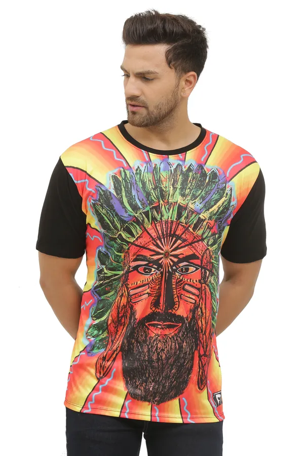 INSANE-TANTRA_WARRIOR-ART_|_Classy_Fit_|_UV_Reactive_T-SHIRT_Dry_Fit_Micro_&_100%_Biowashed_Cotton__|_210_GSM