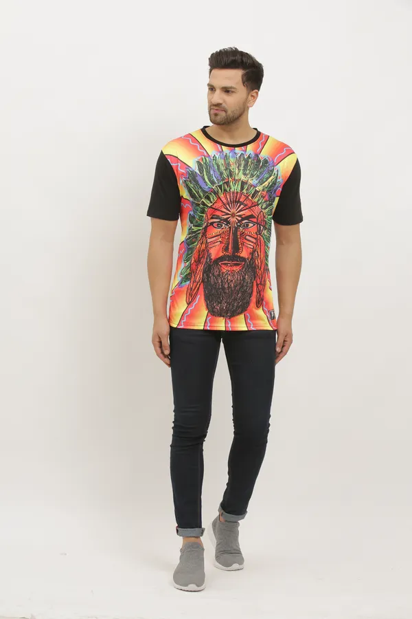 INSANE-TANTRA_WARRIOR-ART_|_Classy_Fit_|_UV_Reactive_T-SHIRT_Dry_Fit_Micro_&_100%_Biowashed_Cotton__|_210_GSM