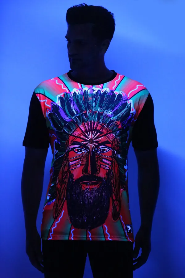 INSANE-TANTRA_WARRIOR-ART_|_Classy_Fit_|_UV_Reactive_T-SHIRT_Dry_Fit_Micro_&_100%_Biowashed_Cotton__|_210_GSM