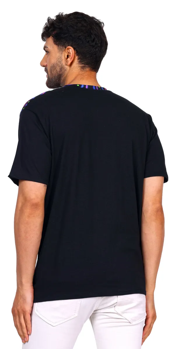 PSY_NAUGTHY_PEACE_|_UV_Reactive_Design_|_UNISEX_T-shirt_|_210_GSM