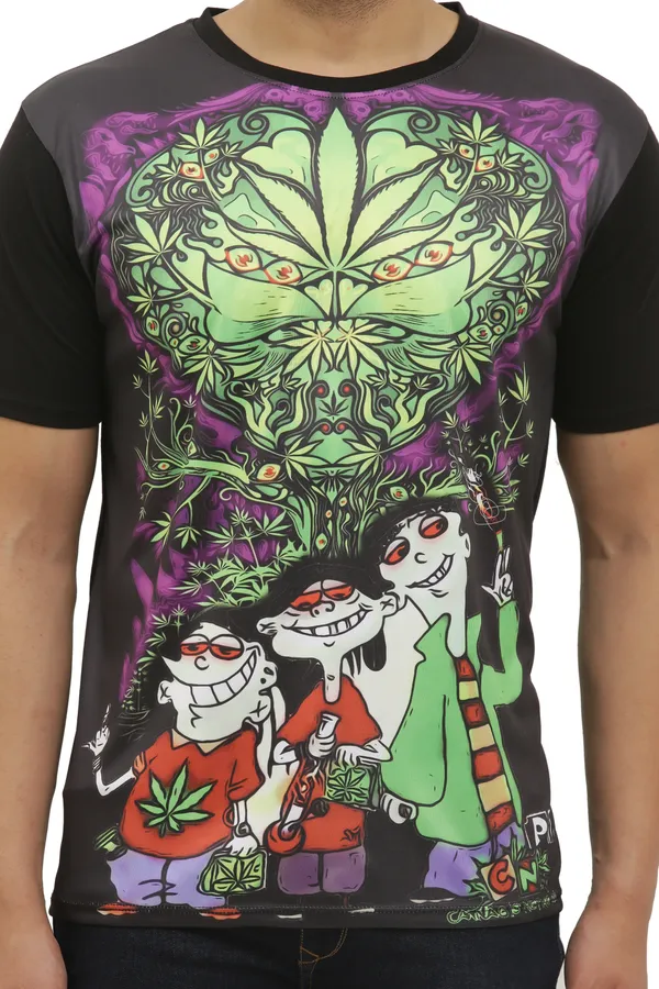 ED-EDD-EDDY_DAY_DREAMING_TRIP_|_UV_Reactive_Art_|_T-SHIRT_|_210_GSM