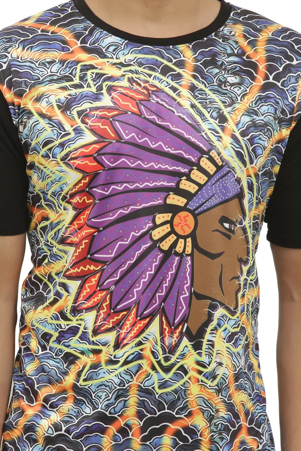 NATIVE-INSANE_ART_|_UV_Reactive_|_Dry_Fit_Micro_&_Bio-Washed_Cotton__|_210_GSM_T-SHIRT