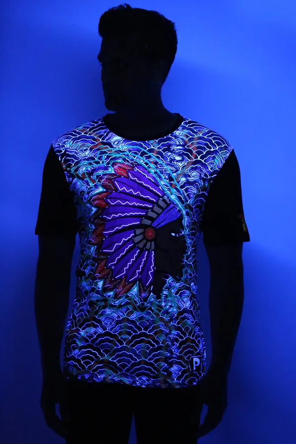 NATIVE-INSANE_ART_|_UV_Reactive_|_Dry_Fit_Micro_&_Bio-Washed_Cotton__|_210_GSM_T-SHIRT