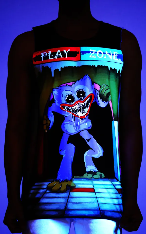 PSY_HUGGY_BUGGY_PLAY_|_UV_Reactive_Art_|_All_Over_Print_SANDO