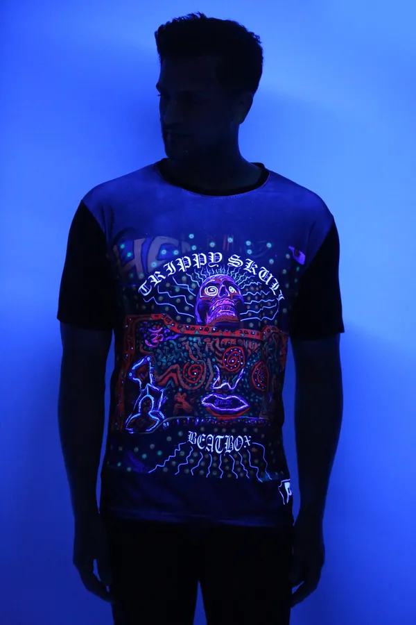 Psy_Skull__Beat_Box_|_Classy_Fit_T-SHIRT_|_210_GSM