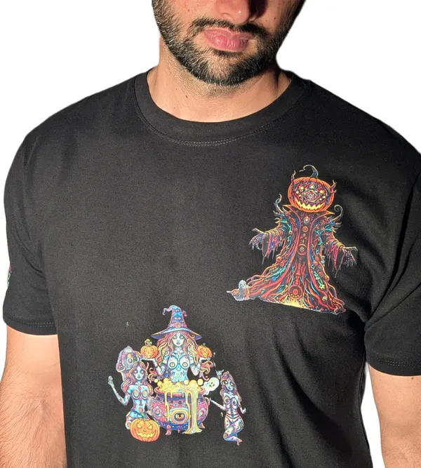 PSYCHO_HALLOWEEN_|_DESIGN_|_RGB_REACTIVE_MOTIONS_|_Bio-Washed_COTTON_|_210_GSM_T-SHIRT