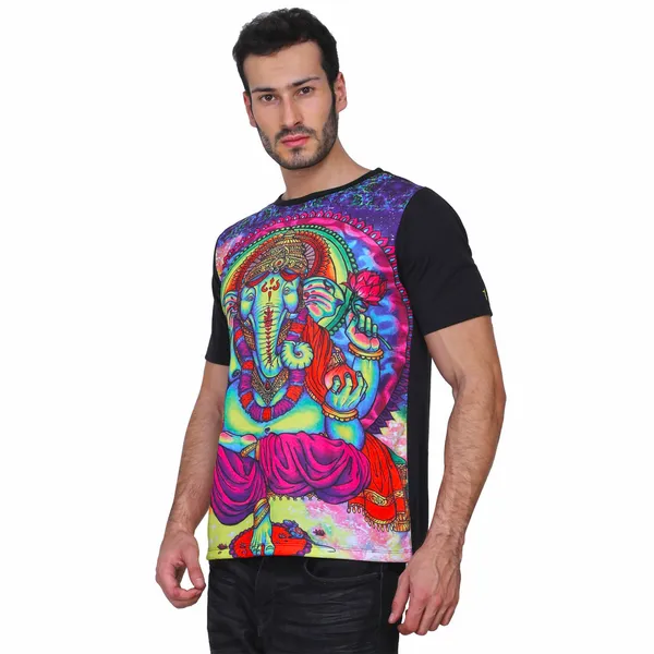 Limited_Edition_|_UV_Glow_Art_|_PSY-GANESHA_|_UNISEX_T-SHIRT_|_210_GSM