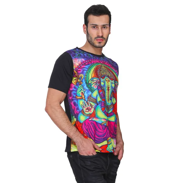 Limited_Edition_|_UV_Glow_Art_|_PSY-GANESHA_|_UNISEX_T-SHIRT_|_210_GSM
