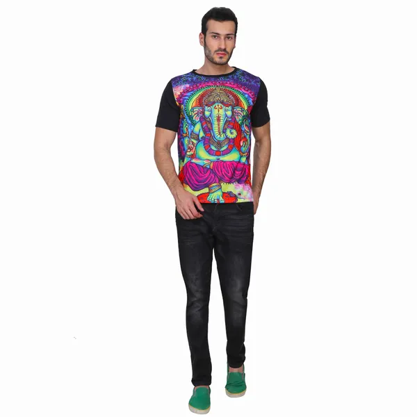 Limited_Edition_|_UV_Glow_Art_|_PSY-GANESHA_|_UNISEX_T-SHIRT_|_210_GSM