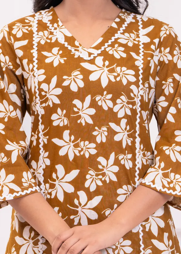 Brown_&_White_Trendy_Design_Cotton_Co-Ord_Set_For_Women