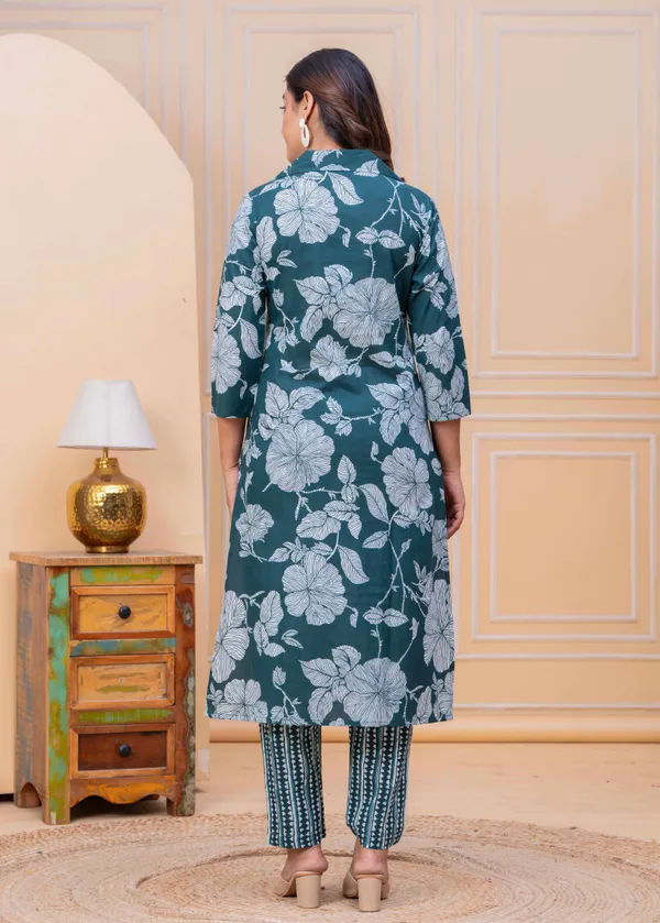 Pure_Cotton_Regular_Fit_Kurta_&_Pant_Set_For_Women