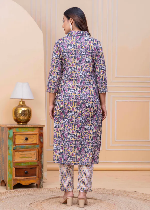 Pure_Cotton_Regular_Fit_Kurta_&_Pant_Set_For_Women