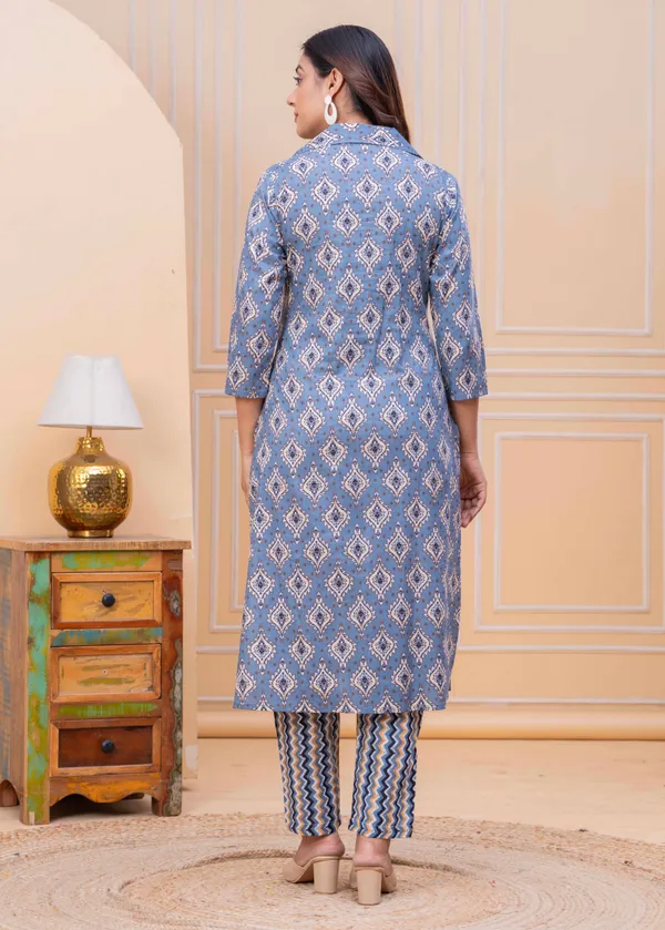 Pure_Cotton_Regular_Fit_Kurta_&_Pant_Set_For_Women
