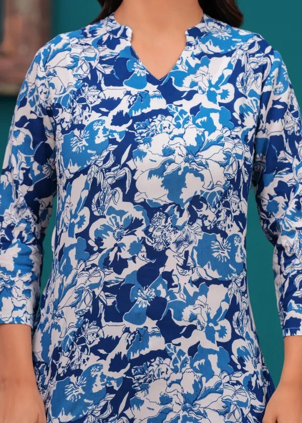 Blue_&_White_Cotton_Rayon_Printed_Straight_Kurta_For_Women