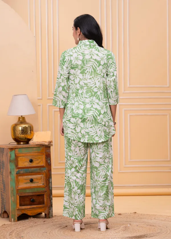 Green_&_White_Trendy_Design_Cotton_Co-Ord_Set_For_Women