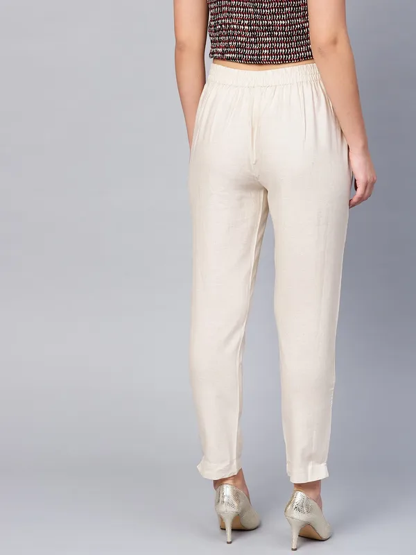 Cream_Cotton_Regular_Fit_Trouser_For_Women