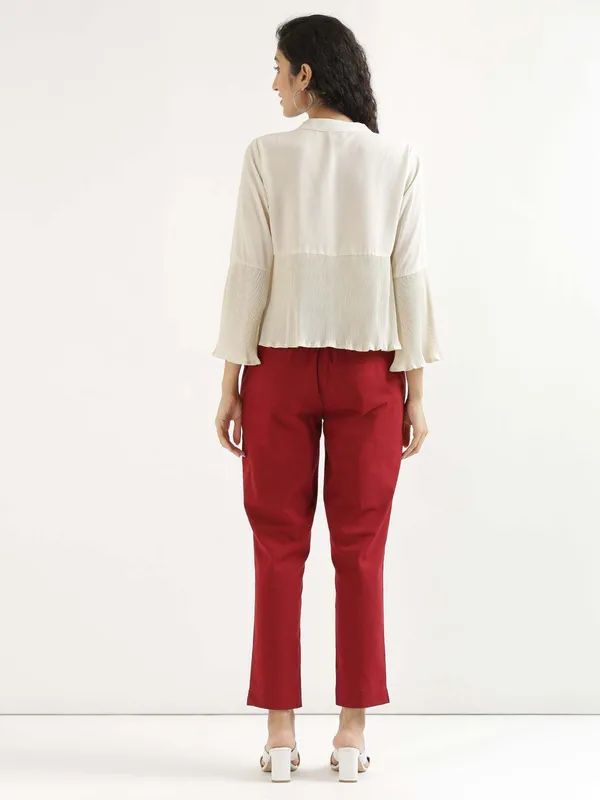 Maroon_&_Black_Cotton_Regular_Fit_Trouser_For_Women_Combo_Set_(Pack_Of_2)