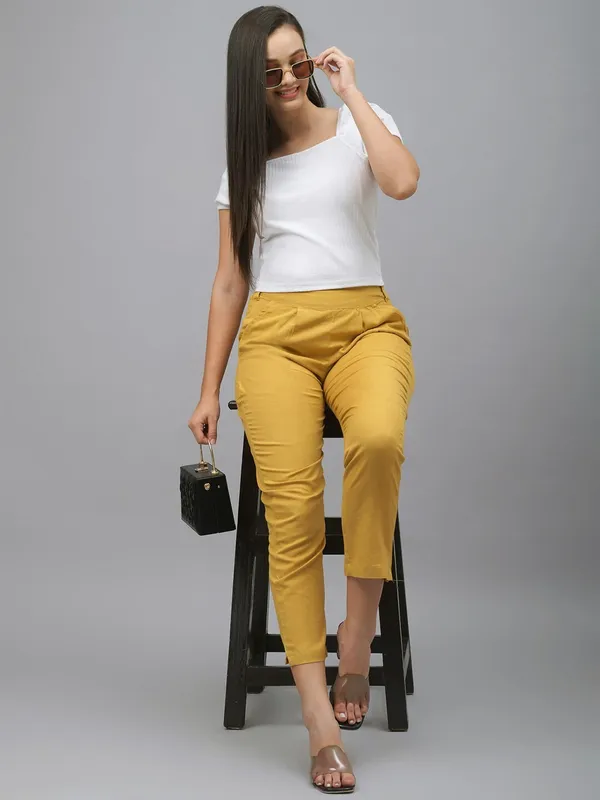 Yellow_&_Black_Cotton_Regular_Fit_Trouser_For_Women_Combo_Set_(Pack_Of_2)