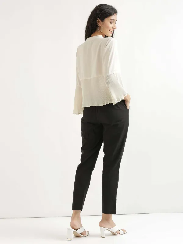 Red_&_Black_Cotton_Regular_Fit_Trouser_For_Women_Combo_Set_(Pack_Of_2)