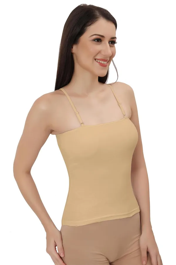 Beige_Cotton_Lycra_Adjustable_Spaghetti_Strap_Camisole_|_Tank_Top_With_Built-In_Bra_Support__For_Women