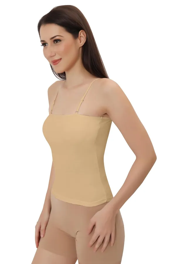 Beige_Cotton_Lycra_Adjustable_Spaghetti_Strap_Camisole_|_Tank_Top_With_Built-In_Bra_Support__For_Women
