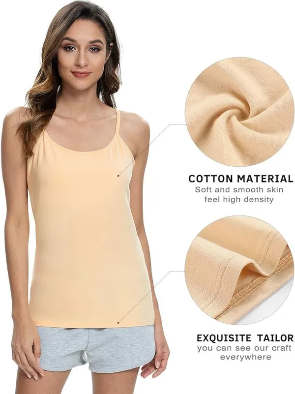 Black_Cotton_Lycra_Adjustable_Spaghetti_Strap_Camisole_|_Tank_Top_With_Built-In_Bra_Support__For_Women