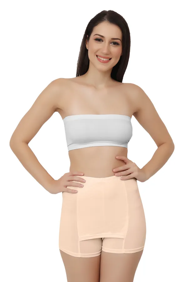 Black_Double-Layer_Front_Crotch_Ice_Silk_Safety_Shorts,Seamless_Safety_Pants_For_Matching_Skirts_Dresses_Size_For_Women