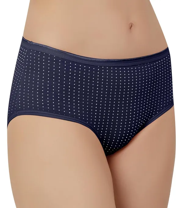 Blue_Super_Combed_Cotton_Panty/Hipster_Mid_Waist,_Full_Coverage,_Polka_Dots_Pattern,_Concealed_Waistband,_Stayfresh,Anti-Bacterial_For_Women