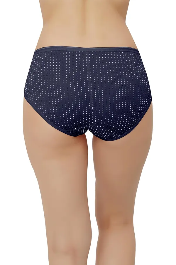 Blue_Super_Combed_Cotton_Panty/Hipster_Mid_Waist,_Full_Coverage,_Polka_Dots_Pattern,_Concealed_Waistband,_Stayfresh,Anti-Bacterial_For_Women