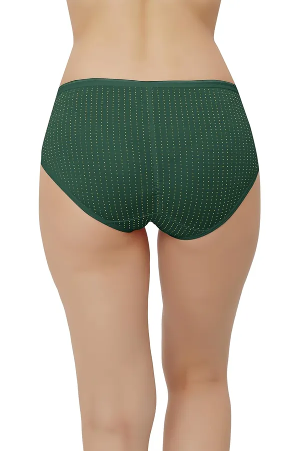 Green_Super_Combed_Cotton_Panty/Hipster_Mid_Waist,_Full_Coverage,_Polka_Dots_Pattern,_Concealed_Waistband,_Stayfresh,Anti-Bacterial_For_Women