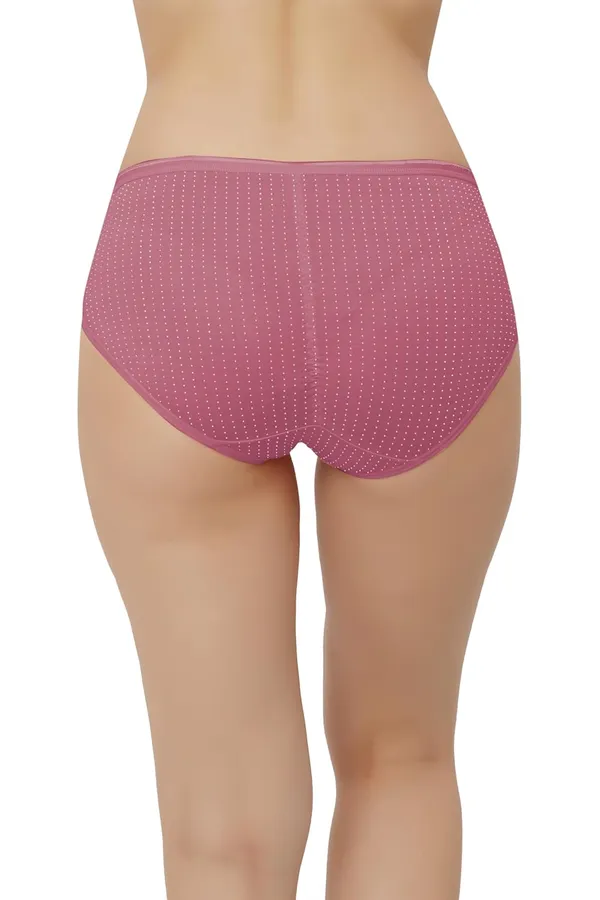 Pink_Super_Combed_Cotton_Panty/Hipster_Mid_Waist,_Full_Coverage,_Polka_Dots_Pattern,_Concealed_Waistband,_Stayfresh,Anti-Bacterial_For_Women