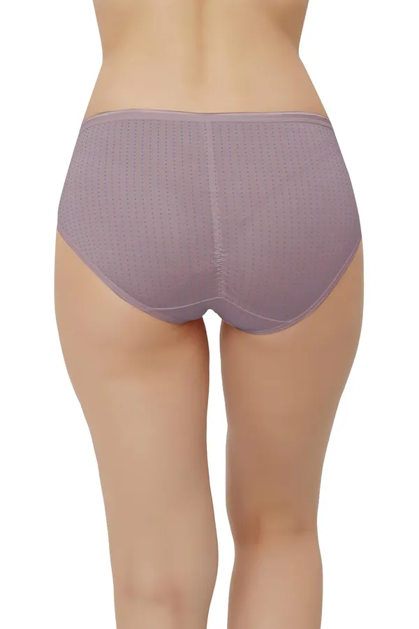 Purple_Super_Combed_Cotton_Panty/Hipster_Mid_Waist,_Full_Coverage,_Polka_Dots_Pattern,_Concealed_Waistband,_Stayfresh,Anti-Bacterial_For_Women