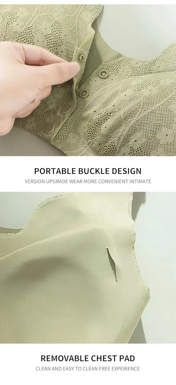 Beige_Front-Button_Lightly_Padded_Lace_Design_Bra_|_Removable_Pads_|_Non-Wired_Full_Coverage_Comfort_For_Women