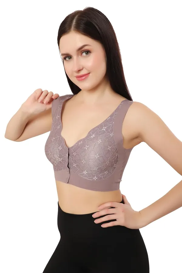 Purple_Front-Button_Lightly_Padded_Lace_Design_Bra_|_Removable_Pads_|_Non-Wired_Full_Coverage_Comfort_For_Women