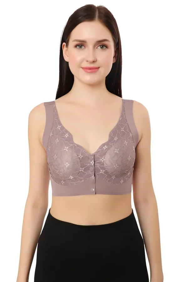 Purple_Front-Button_Lightly_Padded_Lace_Design_Bra_|_Removable_Pads_|_Non-Wired_Full_Coverage_Comfort_For_Women