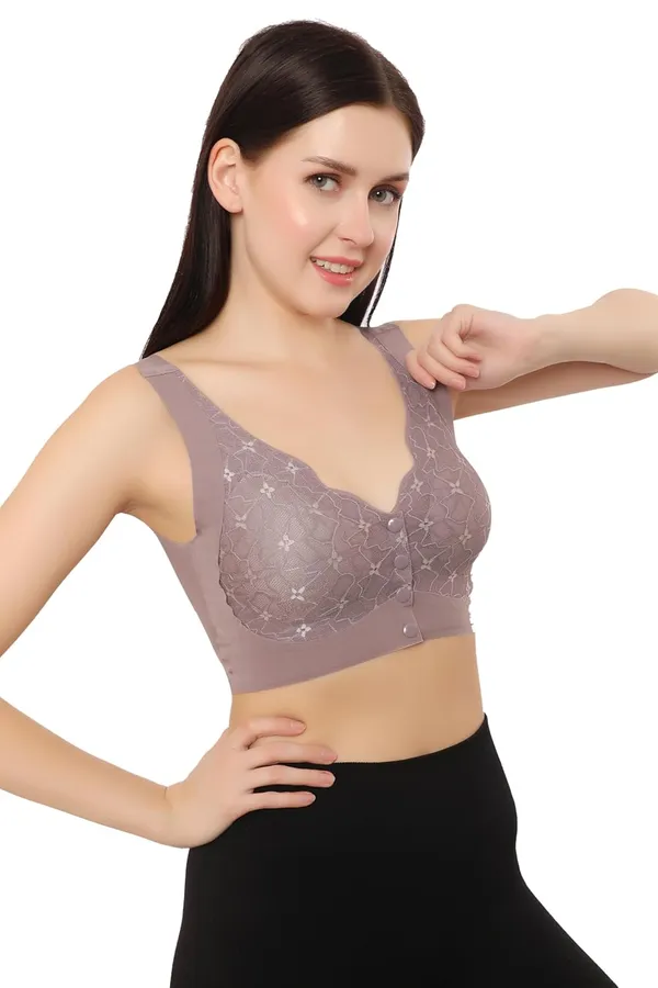 Purple_Front-Button_Lightly_Padded_Lace_Design_Bra_|_Removable_Pads_|_Non-Wired_Full_Coverage_Comfort_For_Women