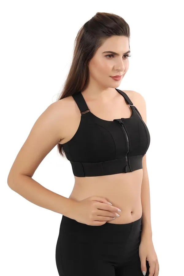 Black_High-Impact_Velcro_Sports_Bra:_Adjustable,_Front-Zip_For_Yoga,_Gym_&_Workout_Bra_For_Women