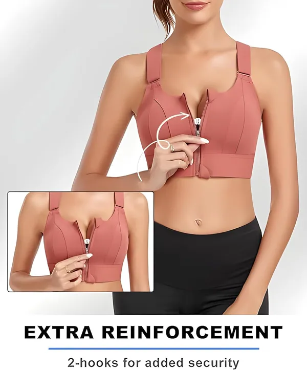 Brown_High-Impact_Velcro_Sports_Bra:_Adjustable,_Front-Zip_For_Yoga,_Gym_&_Workout_Bra_For_Women
