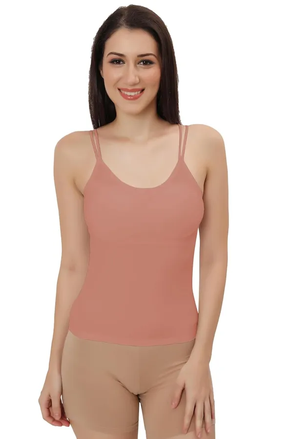 Pink_Silk_Smooth_Full_Camisole/Spaghetti-_Padded,_Wire-Free,_Quick_Dry,_Body_Fit_Design,_Comfy_&_Flexible_For_Women
