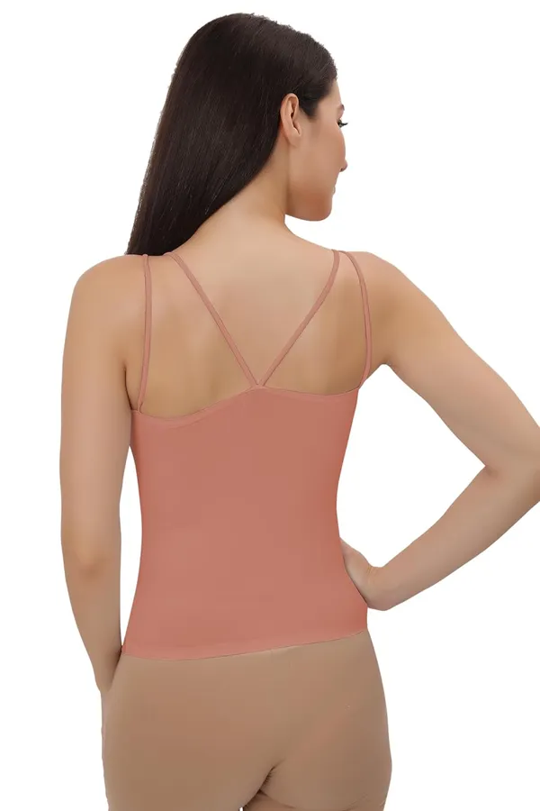 Pink_Silk_Smooth_Full_Camisole/Spaghetti-_Padded,_Wire-Free,_Quick_Dry,_Body_Fit_Design,_Comfy_&_Flexible_For_Women