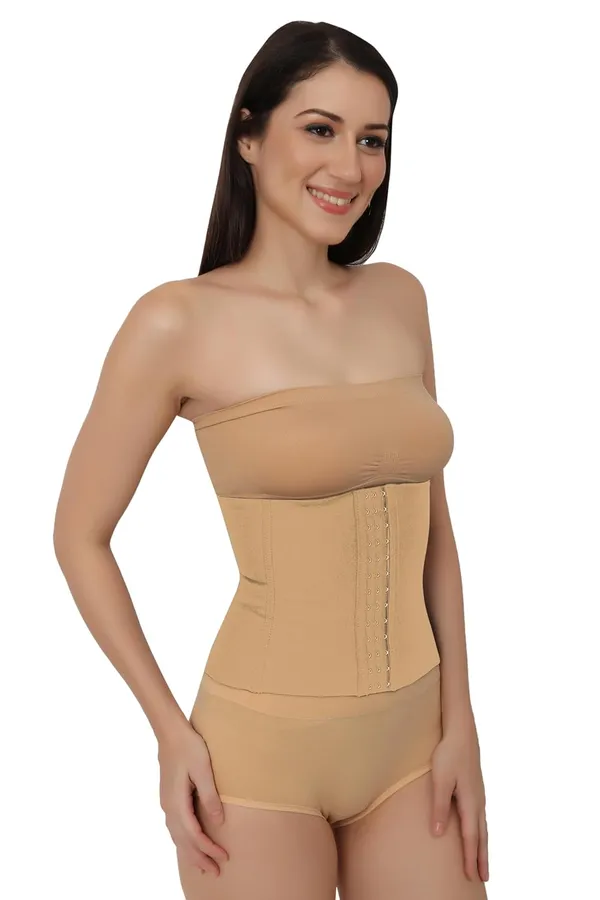 Black_Seamless_Tummy_Control_Belt_|_Stretchable_Cotton_Shapewear_For_Waist_Slimming,_Postpartum_Recovery_For_Women