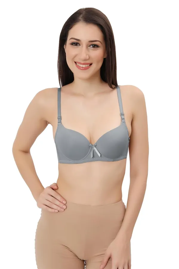 Grey_Multiway_Padded_Wired_Bra_Cotton_Elastane_Stretch_Medium_Coverage_Multiway_Styling_T-Shirt_Bra_With_Detachable_Straps_For_Women