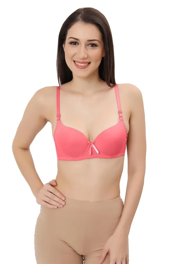 Pink_Multiway_Padded_Wired_Bra_Cotton_Elastane_Stretch_Medium_Coverage_Multiway_Styling_T-Shirt_Bra_With_Detachable_Straps_For_Women