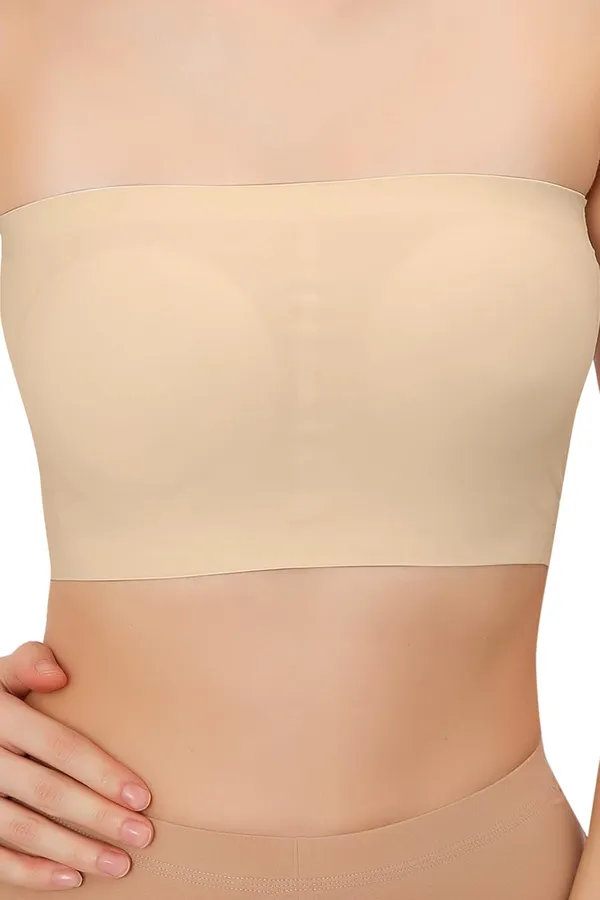 Beige_Ice_Silk_Seamless_Strapless_Padded_Tube_Bra_(Designed_&_Tested_In_Europe)_|_Non-Wired_Bandeau_Bra_For_Women