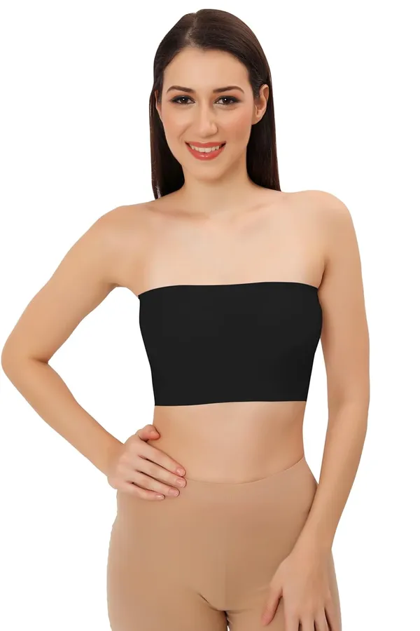Black_Ice_Silk_Seamless_Strapless_Padded_Tube_Bra_(Designed_&_Tested_In_Europe)_|_Non-Wired_Bandeau_Bra__For_Women