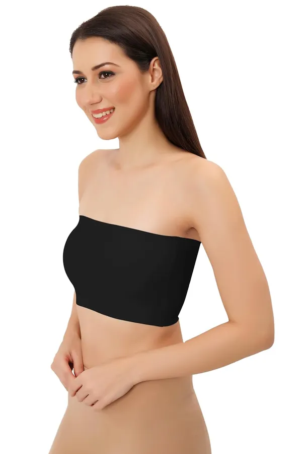 Black_Ice_Silk_Seamless_Strapless_Padded_Tube_Bra_(Designed_&_Tested_In_Europe)_|_Non-Wired_Bandeau_Bra__For_Women