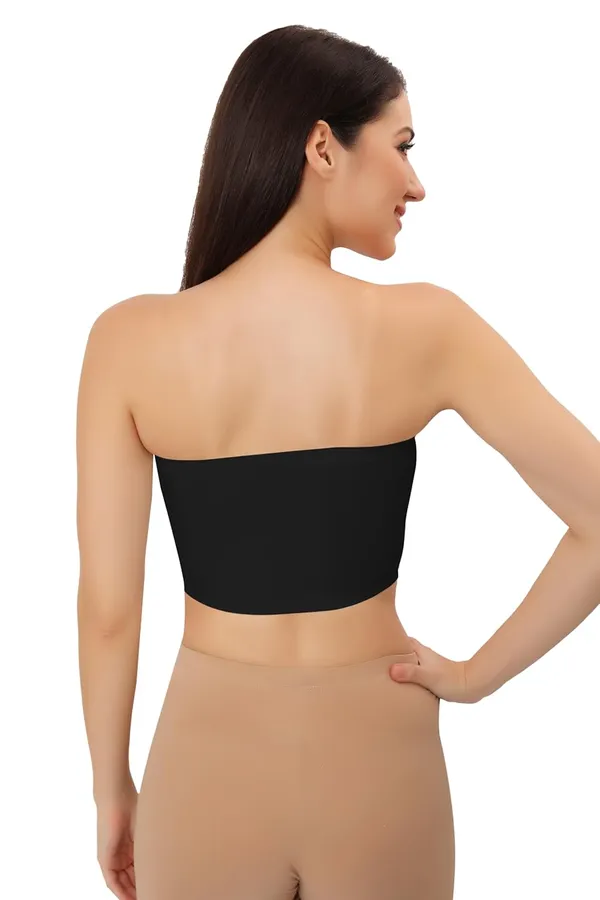 Black_Ice_Silk_Seamless_Strapless_Padded_Tube_Bra_(Designed_&_Tested_In_Europe)_|_Non-Wired_Bandeau_Bra__For_Women