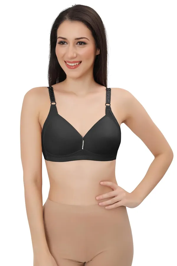 Black_Comfortfit_Seamless_Bra_-_Everyday_Support,_Non-Wired_With_Adjustable_Straps_For_Women