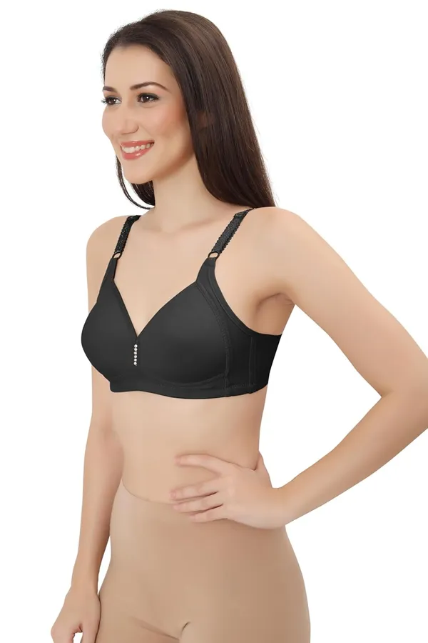 Black_Comfortfit_Seamless_Bra_-_Everyday_Support,_Non-Wired_With_Adjustable_Straps_For_Women